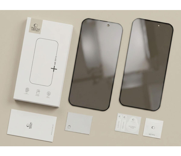 Tech-Protect Szkło Prywatyzujące Glass Spy+ 2-Pack Do Iphone 18 Pro Max - 1586927 - zdjęcie 7